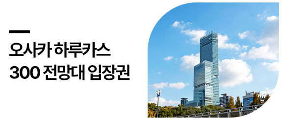 오사카 하루카스 300 전망대 입장권